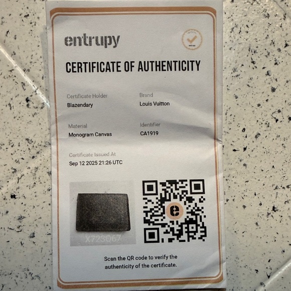 Louis Vuitton Monogram Card Holder Authentic Preloved Vintage with COA CA1919 - Picture 11 of 11